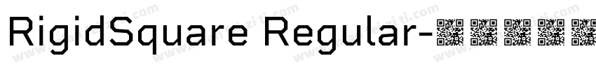 RigidSquare Regular字体转换